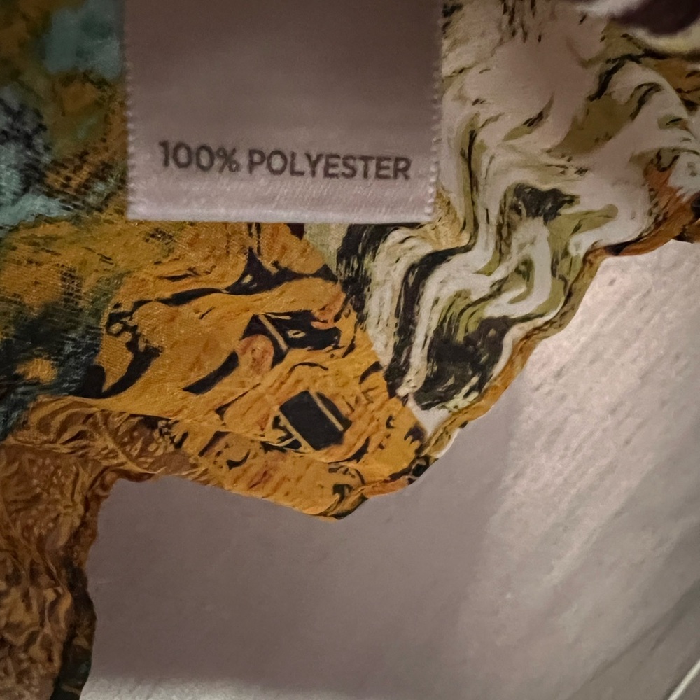 Avenue Multicolor Patchwork Blouse With Rhineston… - image 2